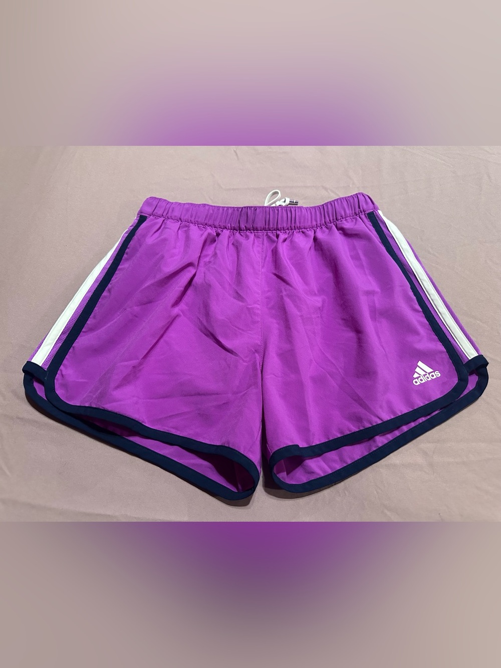 Women’s Purple adidas running Shorts - Lightweight Lined Shorts, Small
